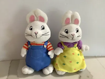 Ty MAX & RUBY Rabbits Beanie Babies Set Of 2 • $13.95