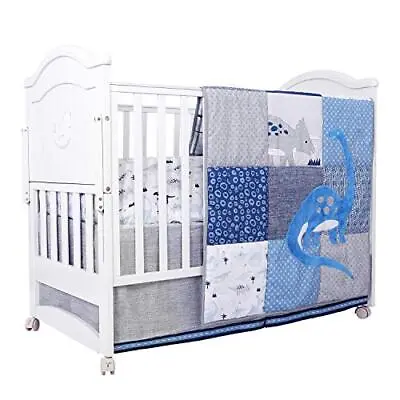 Little Grape Land 3 Piece Baby Crib Bedding Set  Assorted Colors  Sizes  • $50.40