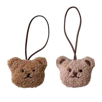 Cute Plush Bear Keychain Cartoon Animal Shaped Kindergarten Name Tag Ornament • $9.18