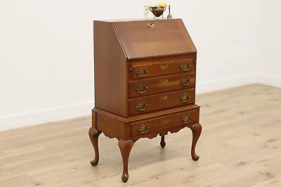 Georgian Design Vintage Drop Front Secretary Desk Taylor #48837 • $1175