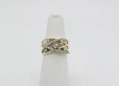 .50CT Zales 10KT Yellow Gold Engagement  Anniversary Birthday Diamond Fine Ring • $349.99