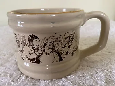 Wade England Barber Shop Mug Shaving 'We Close On Sundays' Vintage • £15.99