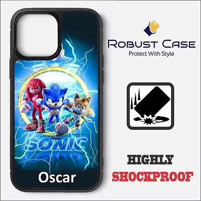 Personalised Shockproof Phone Case Kids Phone Cover For IPhone Samsung Google #Q • £9.99