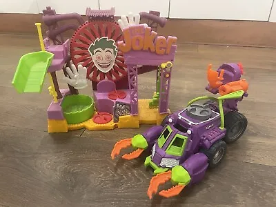 Imaginext Dc Joker Fun Factory & Car Bundle • £15