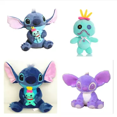 Lilo Stitch Scrump Action Figures Purple Plush Doll Toys Soft Stuffed Toy Gifts • £6.59