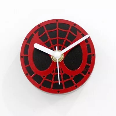 Spider-Man Stereoscopic Fridge Clock Mini Clock Fashion Sticker Magnetic  Gifts • $29.44