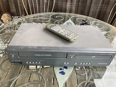 Magnavox DV225MG9 DVD/VCR Combo Player Gray W/ Remote Tested And Working! • $99.95