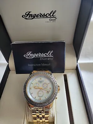 £75 • Buy Ingersoll Diamond Watch Mens Unisex Adult IG0140DM Full Set 
