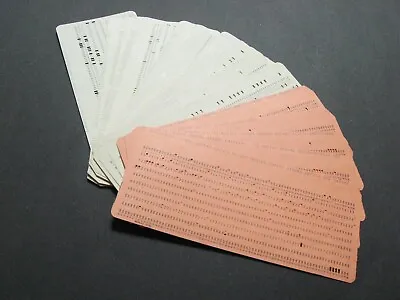 25pcs VINTAGE MAINFRAME COMPUTER PUNCH CARDS. 80-column Format. Circa 1970s. • $9.99