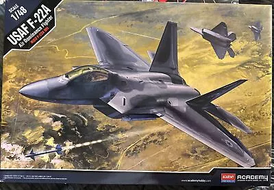 Academy 1/48 USAF F-22A Air Dominance Fighter Model Kit #12212 • $59.99