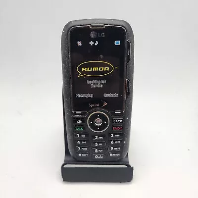 LG Rumor LX260 Slider Phone (Sprint) - Black/Blue - ASIS #1200 • $49.99