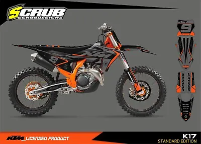 KTM Graphic SX SXF 2023 2024 125 250 300 350 450 Decals XC XCf SCRUB • $173.94