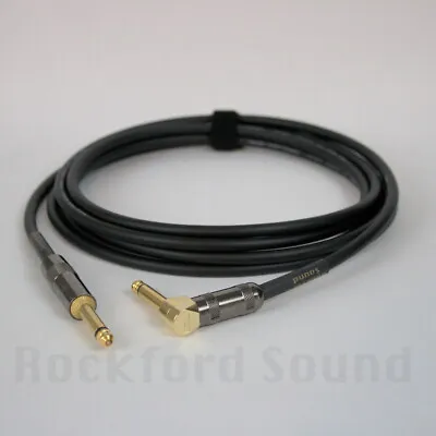 Mogami W2524 High Clarity Gold Guitar Cable Straight To Right Angle • $35.99