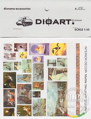 DioArt 1/35 All Periods (Civilian)- Marble Tiles Paintings And Posters • $5.15