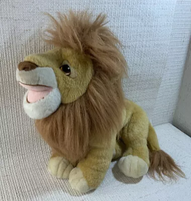 1990's 15  Plush Disney Mufasa Adult Simba The Lion King • $24