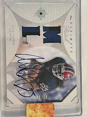 Marshawn Lynch 2008 UD Ultimate Collection 3-Color Used Patch Auto #/20 #UP-ML • $270