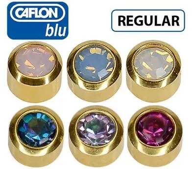 Pack Of 3 Caflon Ear-piercing Crystal Tropic / Opals Assorted Studs Gold Plated • £9.99