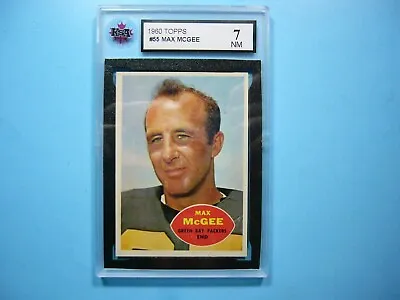 1960 Topps Nfl Football Card #55 Max Mcgee Ksa 7 Nm Sharp!! '60 Topps Gl • $97.49