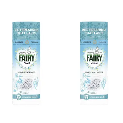 2 X Fairy Fresh Non Bio In-wash Scent Booster Beads 245g • £11.99