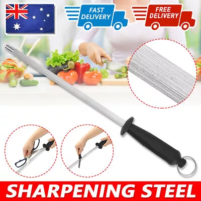 38CM Sharpening Steel Knife Sharpener Diamond Sharp Scissor Knives Stick Rod Bar • $11.85