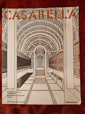 £11.78 • Buy CASABELLA International Architectural Review Magazine November 1983 Italiano