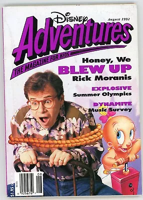 Disney Adventures Digest Magazine Vol. 2 #10 August 1992 Rick Moranis • $14.99