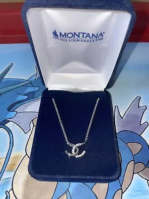 Montana Silversmiths Women's Horseshoe Happiness Necklace Silver • $49.99