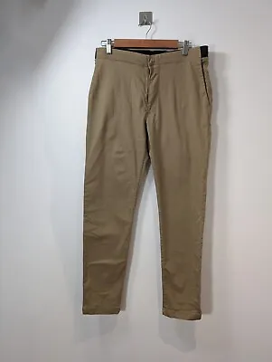 Zara DNWR Chino Trousers Relaxed Premium Size Medium Brown • £15.99