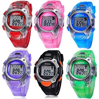 Kids Digital Watches For Boys Girls LED Sports Waterproof Wrist Watches Children • $8.98