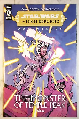 Star Wars The High Republic Adventures Monster Of Temple Peak #2 Nycc 2021 • $9.55