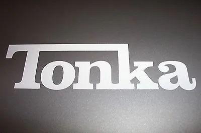 TONKA Logo Vinyl Decal Sticker Truck WHITESILVER BLACK YELLOW 2  3  4  5  7  • $1.50