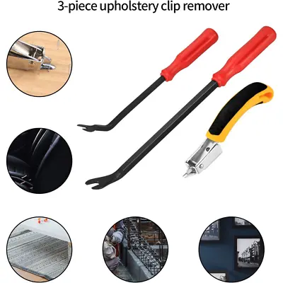 Upholstery Staple Remover & Tack Lifter Tool Set Heavy Duty Tack/Nail Remover • £10.99