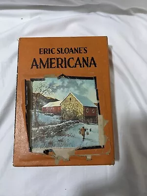 Eric Sloane's Vintage Hardcover 1950's Americana 3 Volume Set With Slipcase  • $40
