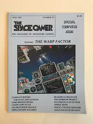 The Space Gamer Single Back Issues #39–63 (1981–1983 Steve Jackson Games) D&D • $10
