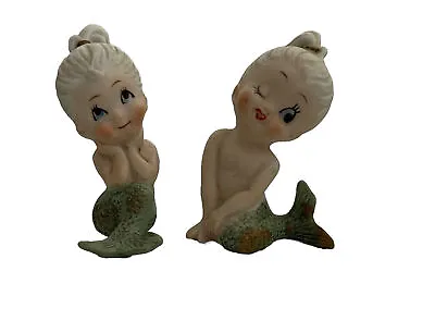 Vintage Mermaid Kenmar Salt And Pepper Shakers Florida Made In Japan • $89.10