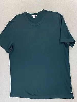 James Perse Standard Light Weight Cotton Tee Shirt (Men's 3) Large - Green • $29.99