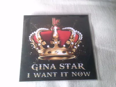 Gina Starr - I Want It Now - 4 Mix Promo Cd Single • £1.99