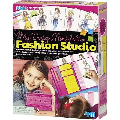 KidzMaker My Design Fashion Studio Mix & Match Fashion Styles • £21.99