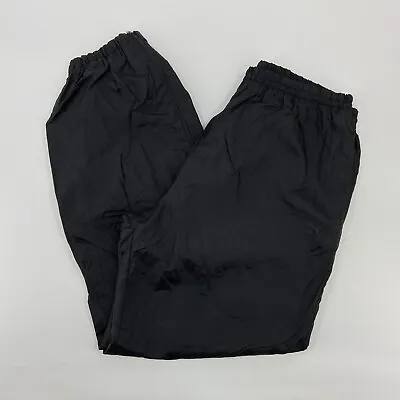 PUMA Pants Mens Large Black Casual Lightweight Warm Up Track Pants * • $5.99