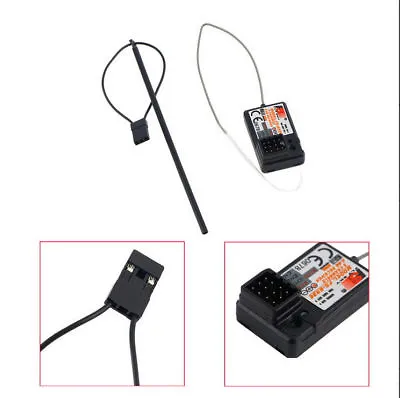 Flysky FS-GR3E 3 Channel 2.4G Receiver GT3B GR3C For RC Car Truck Failsafe NEW • $6.37