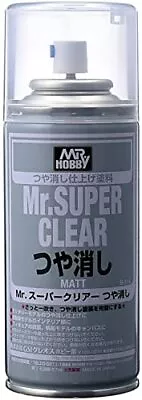 Mr. Hobby B514 Mr. Super Clear Flat Matt Top Coat Spray Paint 170ml - US • $37.38