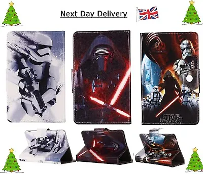 £15.99 • Buy Star Wars Kids Leather Stand-up Case For 7  8  9.7  10.1  10.2  10.4 10.5 