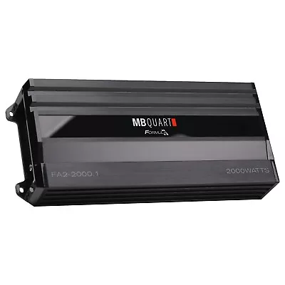 Mb Quart Fa2-2000.1 Class D Stable 2000w Rms Mono Block Car Amplifier • £169.15