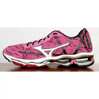 Mizuno Wave Creation 16 Women's Size 8 Pink Black Sneaker Tennis Shoe  • $49.95