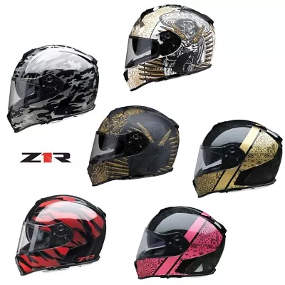 2024 Z1R Warrant Full Face Street Motorcycle Helmet - Pick Size & Color • $124.95