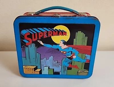 Hallmark School Days Superman Mini Lunch Box DC Comics 1998 Limited Edition • $12.99