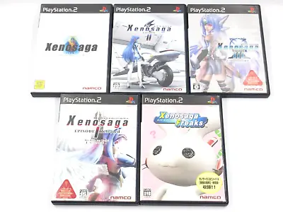 Xenosaga Episode I II III Freaks Reloaded Trilogy Namco Role Playing PS2 Japan • £139.24