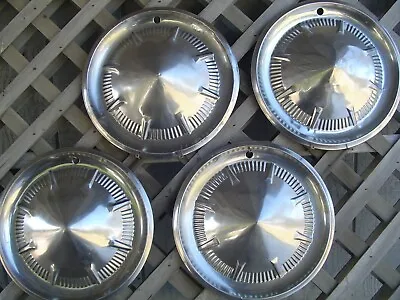 1960 60 Ford Fomoco Galaxie Vintage Hubcaps Wheel Covers Center Caps Antique • $316.49