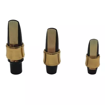 Easter Music Gold Hard Rubber Sax Mouthpiece Use Metal Ring Saxophone Ligature • $12.99