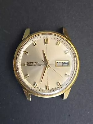 Seiko Weekdater 21 Jewels 6619-8010 Gold Plated 37mm Vintage Wristwatch!! • $59.95